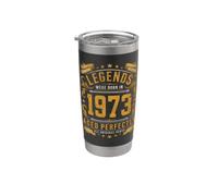 Legends were born in 1973, regalo di compleanno retrò per uomini e donne Bicchiere termico in acciaio inox doppia parete