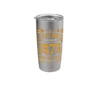 Legends were born in 1973, regalo di compleanno retrò per uomini e donne Bicchiere termico in acciaio inox doppia parete
