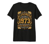 Legends Were Born in 1973, Regalo di Compleanno retrò per Uomini e Donne Maglietta Premium