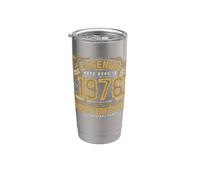Legends Were Born In 1976, regalo di compleanno retrò per uomini e donne Bicchiere termico in acciaio inox doppia parete