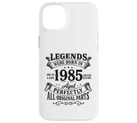 Legends Were Born In 1985 Aged Perfectly All Original Parts Custodia per iPhone 14 Plus