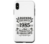 Legends Were Born In 1985 Aged Perfectly All Original Parts Custodia per iPhone XS Max