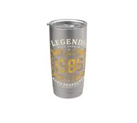 Legends Were Born In 1986, regalo di compleanno retrò per uomini e donne Bicchiere termico in acciaio inox doppia parete