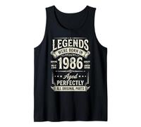 Legends Were Born in 1986 Vintage Milestone Year Canotta