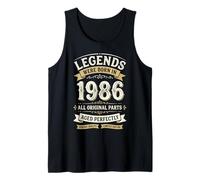 Legends Were Born in 1986 Vintage Milestone Year Canotta