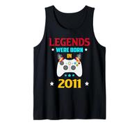 Legends Were Born in 2011, Regalo per Il 9° Compleanno, per Bambini, Ragazze, Ragazzi Canotta