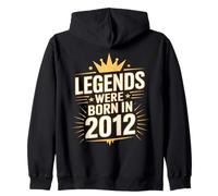 Legends Were Born In 2012 Stars Crown Felpa con Cappuccio