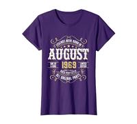 Legends Were Born in August 1969 for Birthday August 2023 Maglietta, Donna, Viola, L