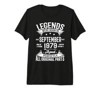 Legends Were Born in September 1979 47th Birthday 47 Yrs Old Maglietta Premium