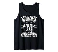 Legends Were Born in September 1983 43rd Birthday 43 Yrs Old Canotta