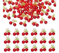 LEGENTLISUR 10 ~ 30 pezzi di ciondoli a forma di frutta per braccialetti, ciondoli 3D per lavori di bricolage, orecchini, collane, bracciali, portachiavi, accessori, 22mm, Acrilico, Non pietra