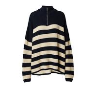 LeGer by Lena Gercke Pullover 'Emma' crema / blu scuro Donna - Abbigliamento - Taglie comode - Pullover e cardigan - Pullover LeGer by Lena Gercke XS