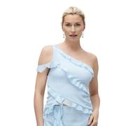 LeGer Gabriele Top - Top da donna monospalla con balze - vestibilità aderente - top con orlo asimmetrico - moda per donna - di Lena Gercke - taglie 34-44