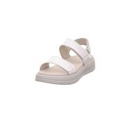 Legero Sandalo piatto da donna Sunwalker, Argento metallizzato 9250, 38 EU