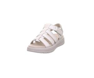 Legero Sandalo piatto da donna Sunwalker, Argento metallizzato 9250, 40 EU