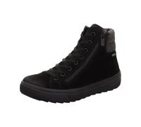 Legero Stiefelette Leder MILENA In Camoscio Nero Con Zip 2 Cm Tacco Basso