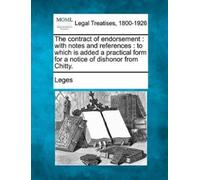 Leges The Contract of Endorsement (Tascabile)