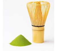 LeGeYo Frustino Matcha in bambù Chasen artigianale giapponese, 80 setole, schiuma fine, eco-sostenibile & durevole, non lavabile in lavastoviglie (ca. 11×6 cm)