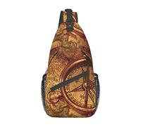 Legge Della Bussola Navigazione Oceano Delfino Che Ti Guarda Borsa A Tracolla, Borsa A Tracolla Sul Petto Da Uomo E Da Donna, Usata Per Il Tempo Libero E I Viaggi