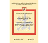 Legge sul processo amministrativo-Legge sulle sanzioni amministrative-Legge sul riesame amministrativo