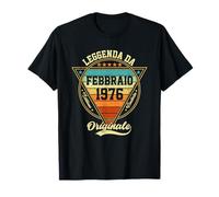 Leggenda da Febbraio 1976 50 Compleanno Regali Donna Uomo Maglietta