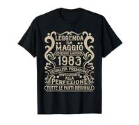 Leggenda da Maggio 1983 43 Compleanno Regali Donna Uomo Maglietta