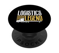 Leggenda della logistica - Professionista dei trasporti PopSockets PopGrip Adesivo
