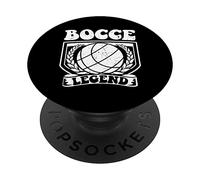 Leggenda Delle Bocce Che Dice Palla Da Bocce Con Jack Gioco PopSockets PopGrip Adesivo