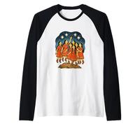 Leggenda delle Pleiadi Mito delle Sette Sorelle Maglia con Maniche Raglan