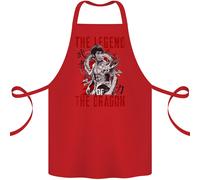 Leggenda Di The Dragone Mma Arti Marziali Film Cotone Grembiule 100% Biologico