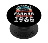 Leggendario contadino nato 1965, regalo per il 60° compleanno dell'agricoltore PopSockets PopGrip Adesivo