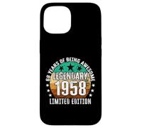 Leggendario dal 1958 Edizione limitata 68° compleanno Custodia per iPhone 15