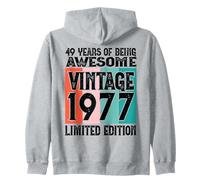 Leggendario dal 1977 Edizione Limitata 49° Compleanno Felpa con Cappuccio