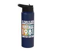 Leggendario dal 1981 Edizione limitata 45° compleanno Stainless Steel Insulated Water Bottle