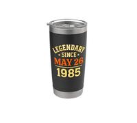 Leggendario dal 26 maggio 1985, impressionante festa di compleanno retrò Bicchiere termico in acciaio inox doppia parete