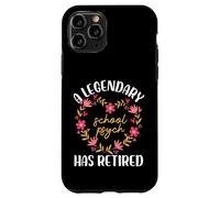 Leggendario design psicologico scolastico in pensione Custodia per iPhone 11 Pro