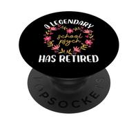 Leggendario design psicologico scolastico in pensione PopSockets PopGrip Adesivo