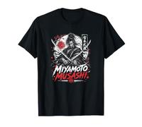 Leggendario Guerriero Samurai Ronin Miyamoto Musashi Maglietta