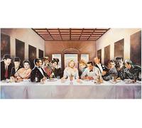 Leggende di Hollywood Arte murale Ultima cena poster e stampe Marilyns Monroes Quadro murale su tela per la decor del soggiorno Senza cornice,70×140cm