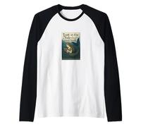 Leggendo la sirena persa nella marea di un buon libro Oceano Maglia con Maniche Raglan