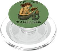 Leggendo la sirena persa nella marea di un buon libro Oceano PopSockets PopGrip per MagSafe