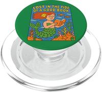 Leggendo la sirena persa nella marea di un buon libro Oceano PopSockets PopGrip per MagSafe