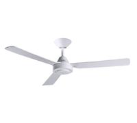 Leggera Design Ventilatore con Interruttore a Parete Bayside Calypso Bianco
