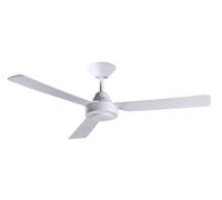 Leggera Design Ventilatore con Interruttore a Parete Bayside Calypso Bianco