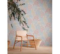 Leggera Lucide Carta da parati floreale IN più Luminoso Colore - Bianco, Blu,