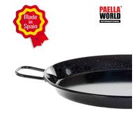 Leggera Smaltato Paella Padella Ø 42 CM con Impugnature, Originale Spagnola
