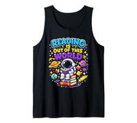 Leggere è Fuori dal Mondo Spazio Astronauta Libri Amante Canotta