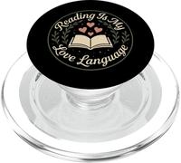 Leggere è il mio amore Lingua Libro Amante Letterario PopSockets PopGrip per MagSafe
