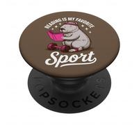 Leggere è il mio sport preferito, bookish Divertente regalo per la lettura di ragazze PopSockets PopGrip Adesivo