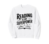Leggere è Il Mio superpotere Amante dei Libri Felpa